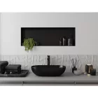 Mexen X-Wall-NR beépíthető falfülke perem nélkül 90 x 30 cm, fekete