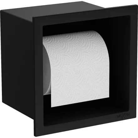 Mexen X-Wall-P falba építhető WC-papír tartó, fekete