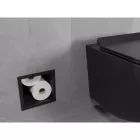 Mexen X-Wall-B falba építhető WC-papír tartó, fekete