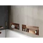 Mexen X-Wall-NR beépíthető falfülke perem nélkül 60 x 20 cm, szálcsiszolt réz