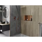 Mexen X-Wall-NR beépíthető falfülke perem nélkül és belső polccal 60 x 30 cm, szálcsiszolt réz