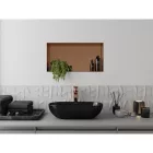 Mexen X-Wall-NR beépíthető falfülke perem nélkül 60 x 30 cm, szálcsiszolt réz