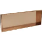 Mexen X-Wall-NR beépíthető falfülke perem nélkül 90 x 30 cm, szálcsiszolt réz