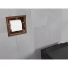Mexen X-Wall-P falba építhető WC-papír tartó, szálcsiszolt réz