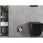 Mexen X-Wall-B falba építhető WC-papír tartó, szálcsiszolt réz