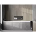 Mexen X-Wall-R beépíthető falfülke peremmel 60 x 20 cm, szálcsiszolt grafit