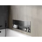 Mexen X-Wall-R beépíthető falfülke peremmel 90 x 30 cm, szálcsiszolt grafit