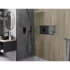 Mexen X-Wall-NR beépíthető falfülke perem nélkül 75 x 30 cm, szálcsiszolt grafit