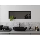Mexen X-Wall-NR beépíthető falfülke perem nélkül 90 x 30 cm, szálcsiszolt grafit