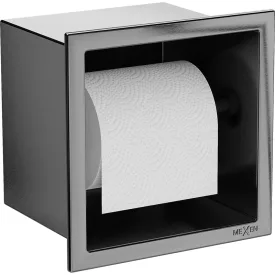   Mexen X-Wall-P falba építhető WC-papír tartó, szálcsiszolt grafit