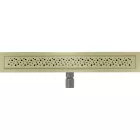 Mexen Flat M12 vonalmenti zuhanyfolyóka 50 cm, matt arany