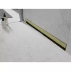 Mexen Flat Wall falba építhető zuhanyfolyóka 50 cm, matt arany
