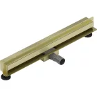 Mexen Flat Wall falba építhető zuhanyfolyóka 50 cm, matt arany
