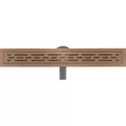 Mexen Flat M01 360° forgatható vonalmenti zuhanyfolyóka 50 cm, réz
