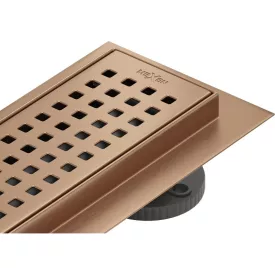 Mexen Flat M08 vonalmenti zuhanyfolyóka 50 cm, réz