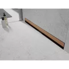 Mexen Flat Wall falba építhető zuhanyfolyóka 50 cm, réz