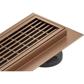   Mexen Flat M33 360° forgatható vonalmenti zuhanyfolyóka 50 cm, réz
