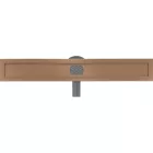 Mexen Flat 360° forgatható zuhanyfolyóka lefolyótest 50 cm, réz