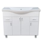 Viva STYLE Ekonomik 100 lábon álló fürdőszobabútor Sanovit ALBATROS 10100 mosdókagyló 99,5x46,5cm