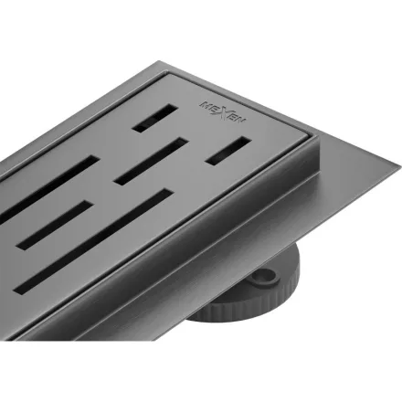Mexen Flat M01 360° forgatható vonalmenti zuhanyfolyóka 50 cm, fegyverszürke (gun grey)