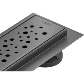   Mexen Flat M12 360° forgatható vonalmenti zuhanyfolyóka 50 cm, fegyverszürke (gun grey)