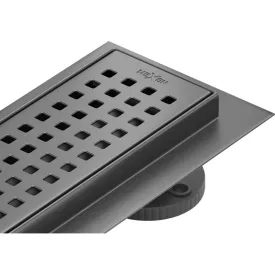   Mexen Flat M08 vonalmenti zuhanyfolyóka 50 cm, fegyverszürke (gun grey)