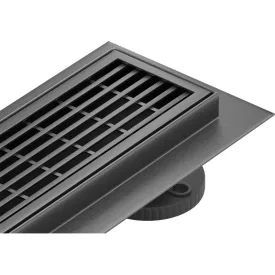   Mexen Flat M33 360° forgatható vonalmenti zuhanyfolyóka 50 cm, fegyverszürke (gun grey)