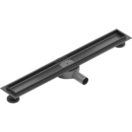 Mexen Flat 360° forgatható zuhanyfolyóka lefolyótest 50 cm, fegyverszürke (gun grey)
