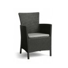 Iowa II Balcony kerti bútor garnitúra luzon asztallal grafit