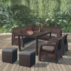 Corfu Relax duo cube kerti bútor garnitúra barna