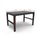 Evyon 6+1 kerti bútor garnitúra szett grafit