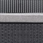 Claire duo műrattan kerti fotel grafit