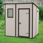Manor 6x4 műanyag szerszámos ház beige