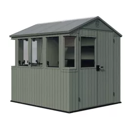 Potting shed kültéri műanyag ház zöld