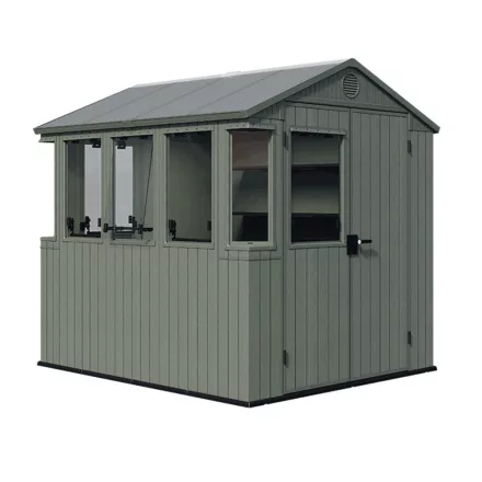 Potting shed kültéri műanyag ház zöld