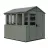 Potting shed kültéri műanyag ház zöld