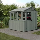 Potting shed kültéri műanyag ház zöld