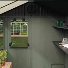 Potting shed kültéri műanyag ház zöld