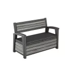 Decocoat műanyag kerti pad/tároló 227 L viharszürke
