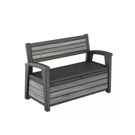 Decocoat műanyag kerti pad/tároló 227 L viharszürke