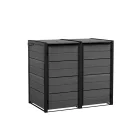 Hide away kültéri szemetes tároló 240 l  szürke