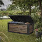 Decocoat műanyag kerti láda 630 L dió