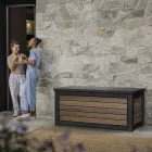 Decocoat műanyag kerti láda 630 L dió