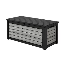 Decocoat műanyag kerti láda 630 l viharszürke