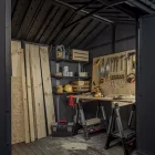Apex 7,5x11/11x7,5 műanyag kerti ház dió