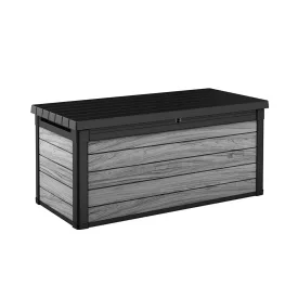 Decocoat műanyag kerti lád 570 l viharszürke