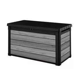 Decocoat műanyag kerti lád 380 l viharszürke