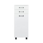 Viva SZQUARE fürdőszobai ÁLLÓSZEKRÉNY 120 középmagas szennyestartós - 35 x 35 x 120 cm