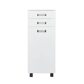   Viva SZQUARE fürdőszobai ÁLLÓSZEKRÉNY 120 középmagas szennyestartós - 35 x 35 x 120 cm