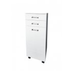 Viva SZQUARE fürdőszobai ÁLLÓSZEKRÉNY 100 középmagas POLCOS - BALOS - 33 x 35 x 100 cm